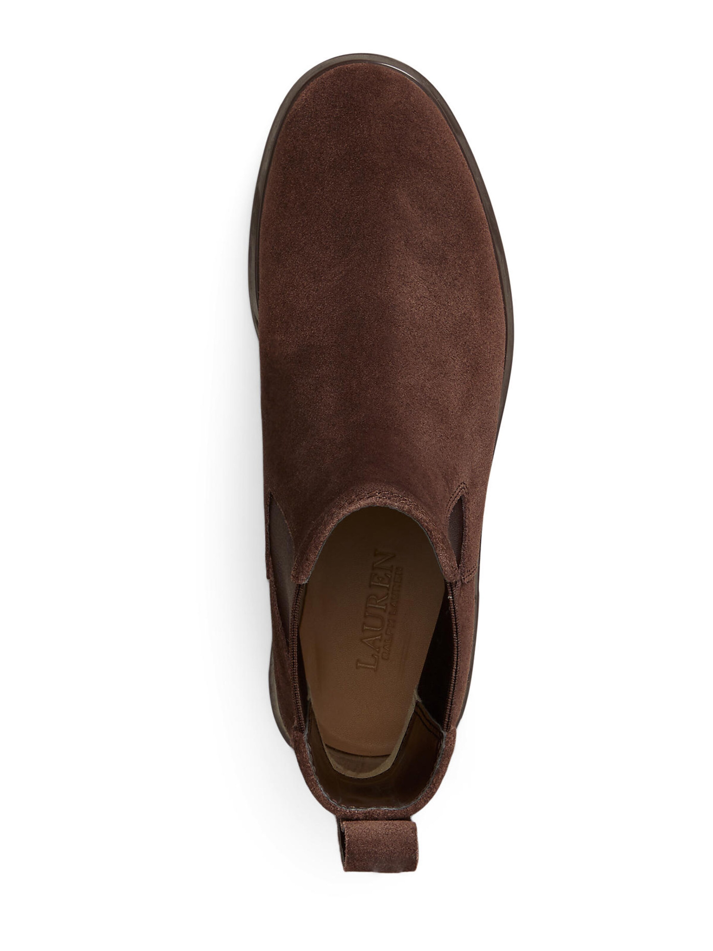 Lauren Ralph Lauren Chelsea škornji 'ALLYSON' | rjava barva