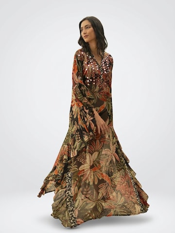 Miss June Kjole 'Caftan Long Esperanza' i sort: forside