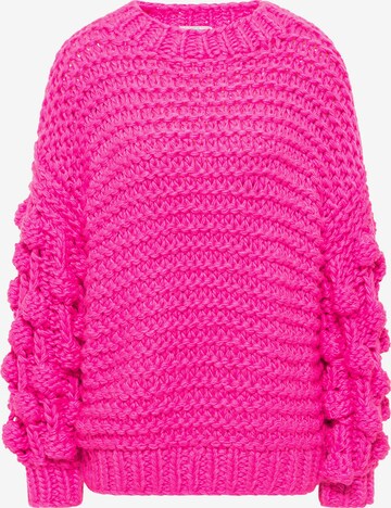 Pullover di IZIA in rosa: frontale