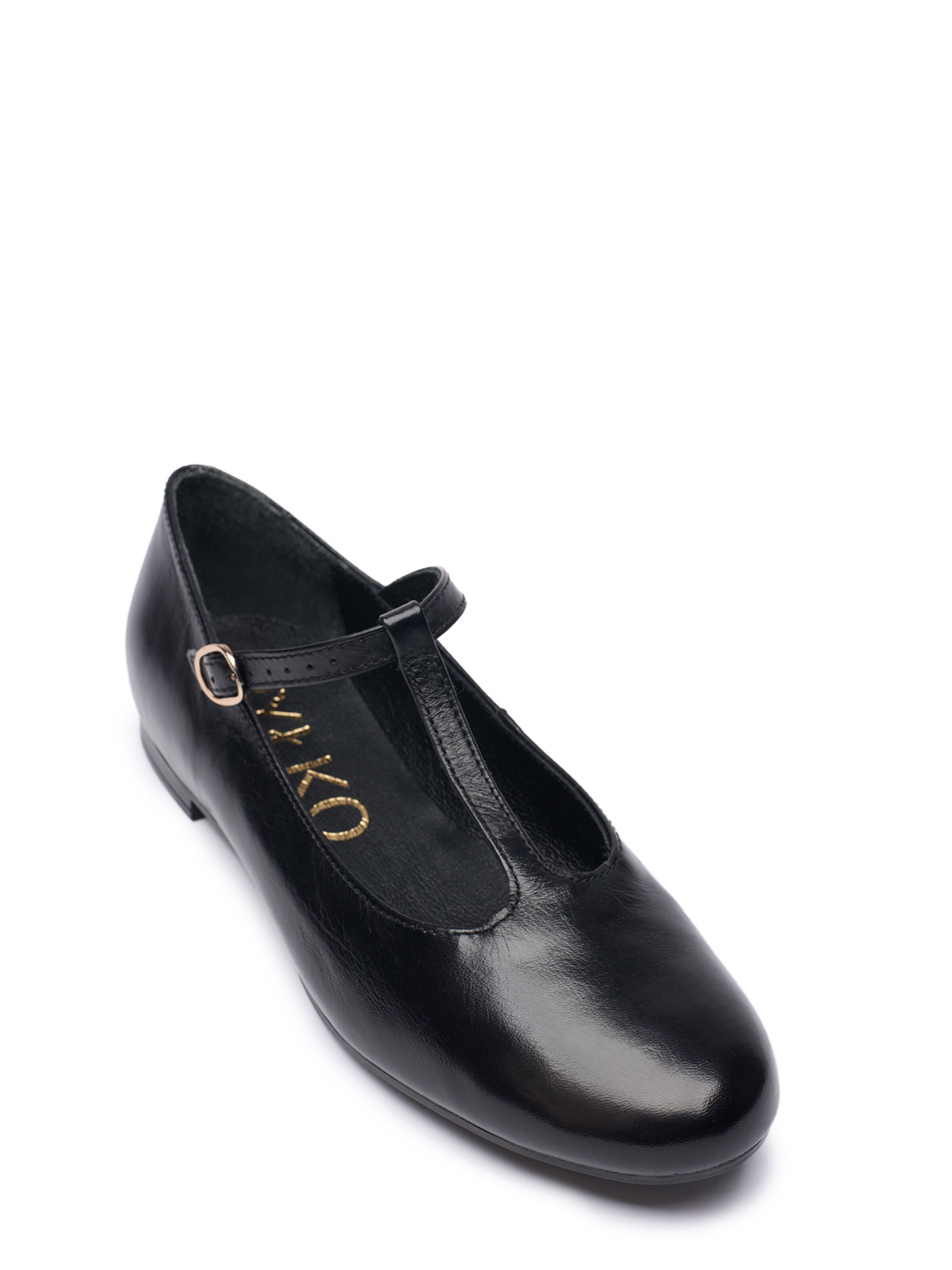 RYLKO Balerinka z rzemykiem w kolorze czarny