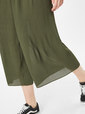 ABOUT YOU Wide leg Pants 'Nicky' in Green