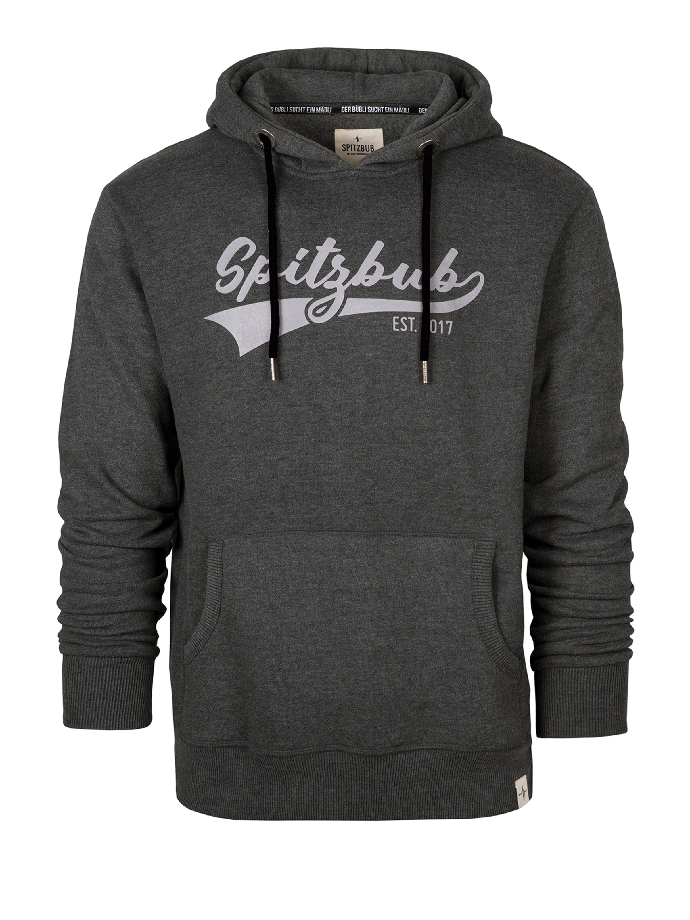 Sweat-shirt 'Emil' SPITZBUB en gris : devant