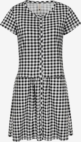 Doctor nap Nachthemd in Schwarz: Vorderseite