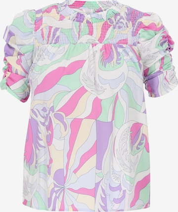 Usha Blouse 'Fashion Look' in Lila: voorkant