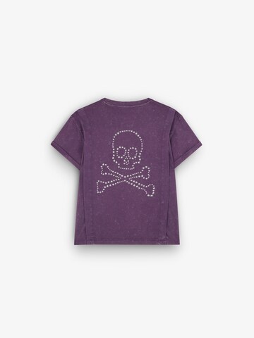 T-shirt 'Lapel Marble' Scalpers en violet