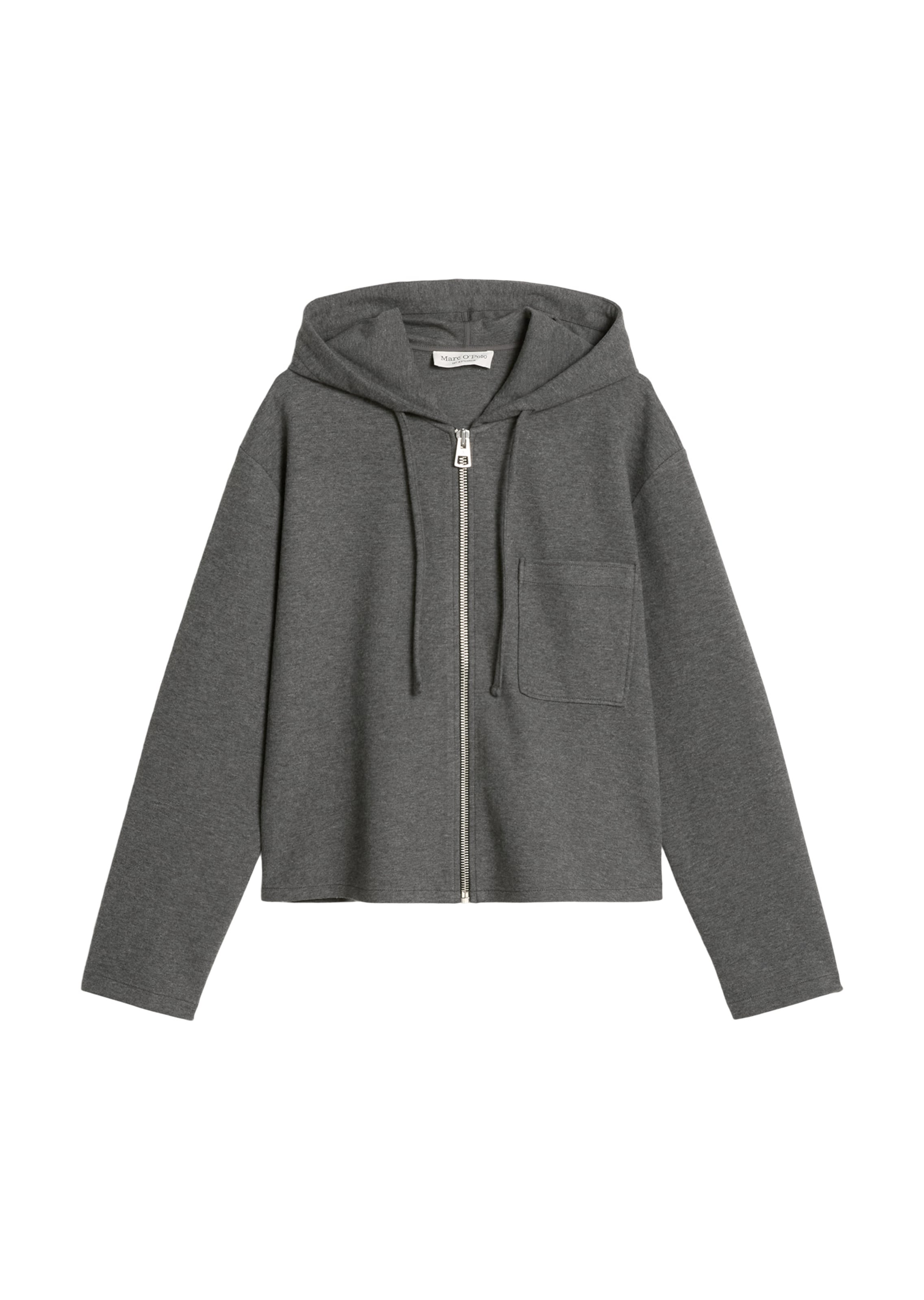 Marc O'Polo Sweatvest in Grijs: voorkant