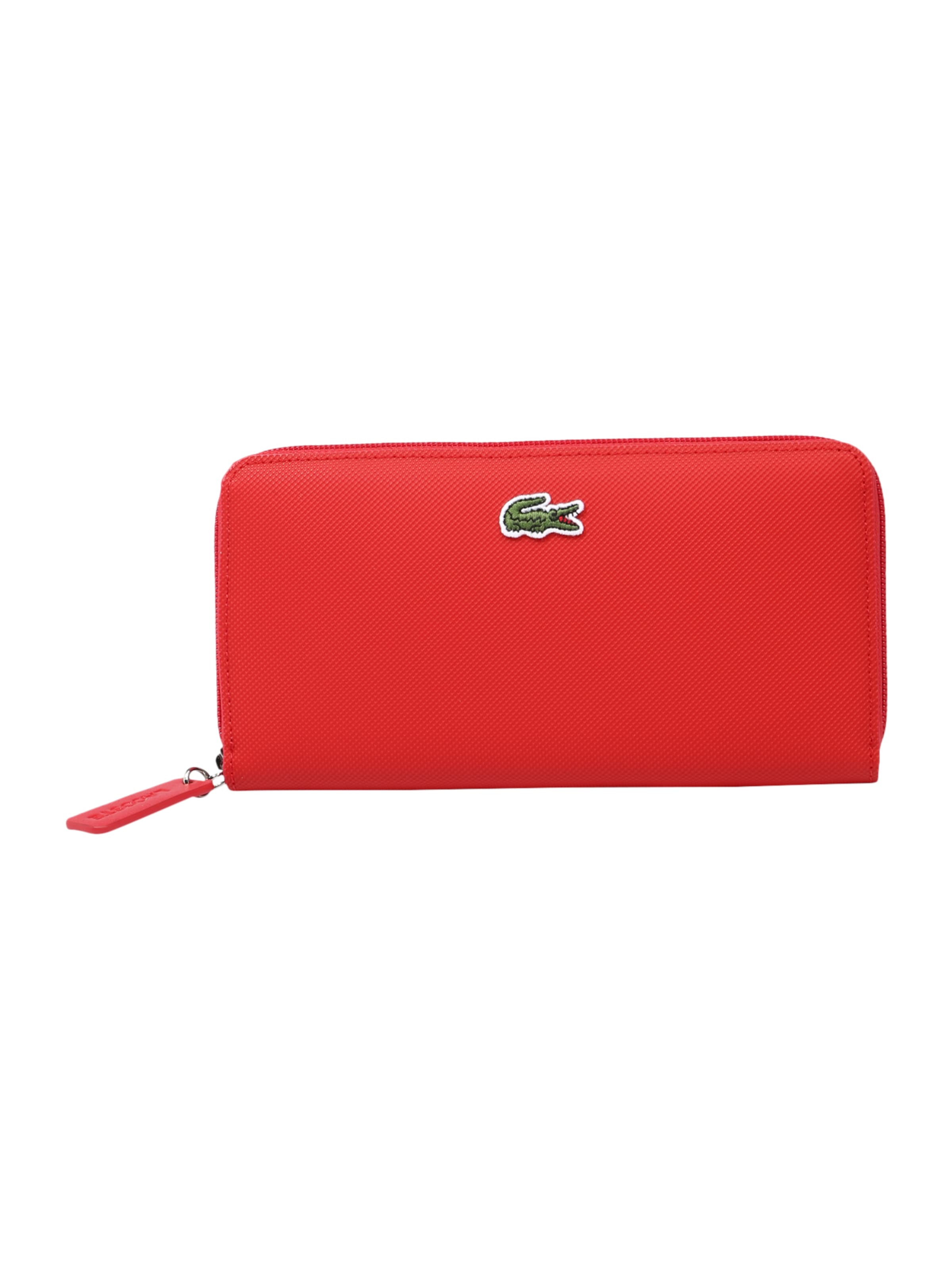 lacoste wallet red