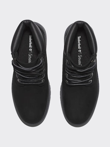 TIMBERLAND Veterlaarzen 'TB0A5SAHW021 STONE STREET MID LACE UP BOOT BLACK FULL GRAIN' in Zwart