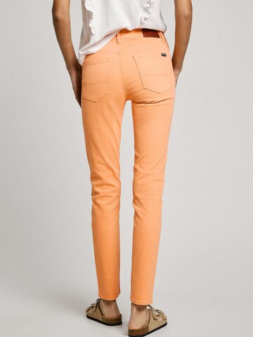 Coupe slim Pantalon 'Thelma' Pepe Jeans en orange