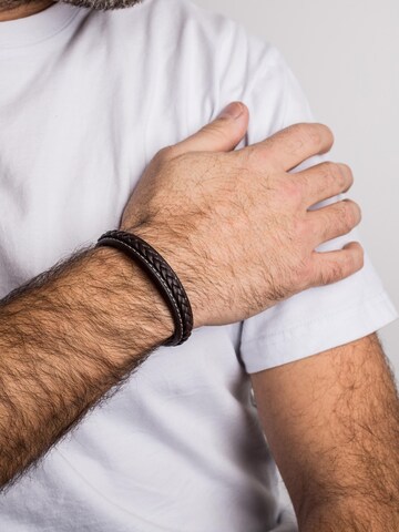 Akitsune Armband 'Fides'‌‌‌‌‌‌‌‌ in Braun: Vorderseite