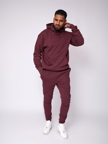 Fortex Fitness Slimfit Sportbroek 'Essential Jogger' in Lila: voorkant
