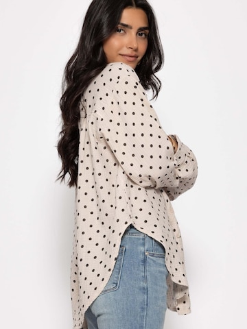 SASSYCLASSY Bluse‌‌‌‌‌‌‌ in Beige