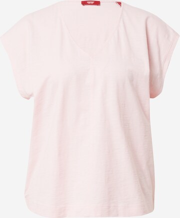 T-shirt ESPRIT en rose : devant