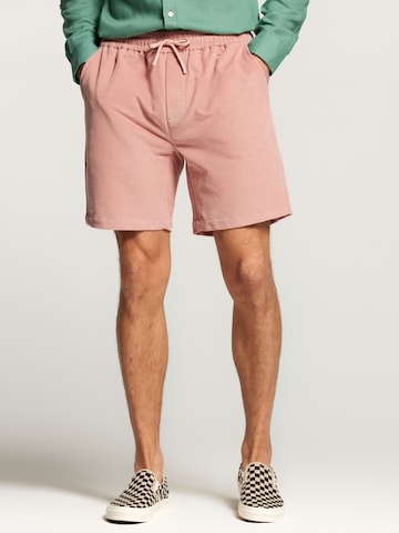 Shiwi Regular Trousers 'Reed' in Pink: front