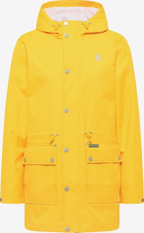 Schmuddelwedda Between-seasons parka in Yellow: front