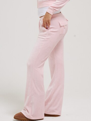 Juicy Couture Flared Hose 'Caisa' in Pink