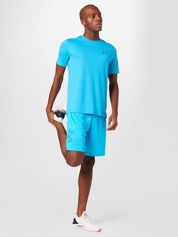 UNDER ARMOUR Loosefit Sporthose in Blau