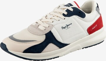 Pepe Jeans Park Air 0.2 Sneakers Low in Weiß: front