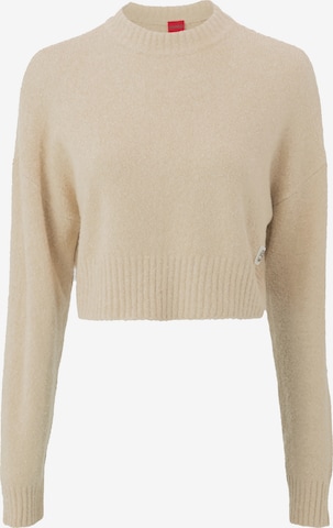 HUGOPulover 'Sellen' - bež boja: prednji dio