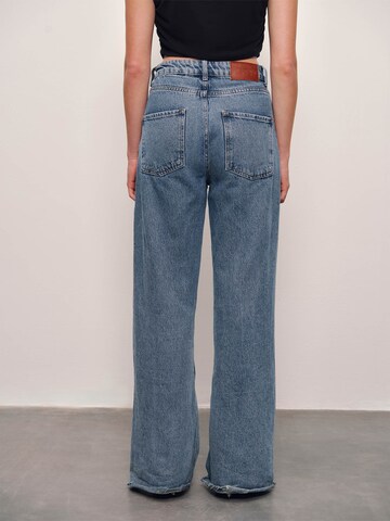 RÆRE by Lorena Rae Wide Leg Jeans 'Mara' in Blau