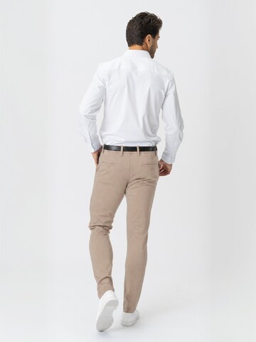 TEESHOPPEN Regular Trousers ' Performance ' in Beige: back