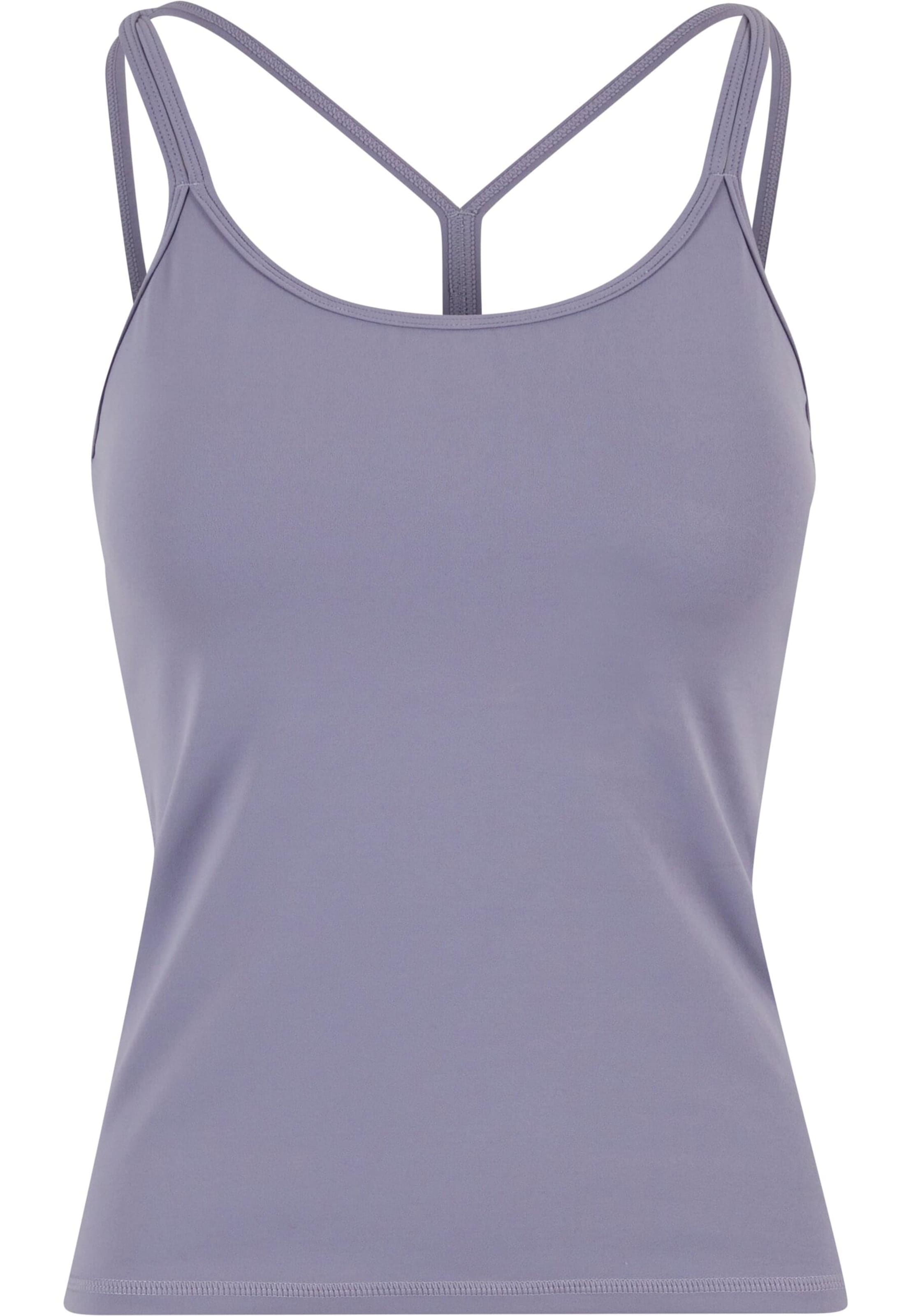 Urban Classics - Top desportivo em roxo: frente