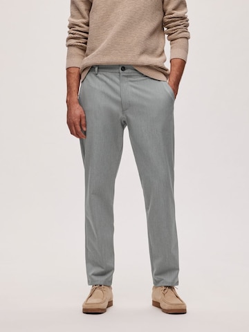 Slimfit Pantaloni chino di SELECTED HOMME in grigio: frontale