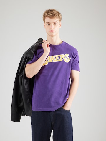 Maglietta 'NBA Lakers' di Mitchell & Ness in lilla: frontale