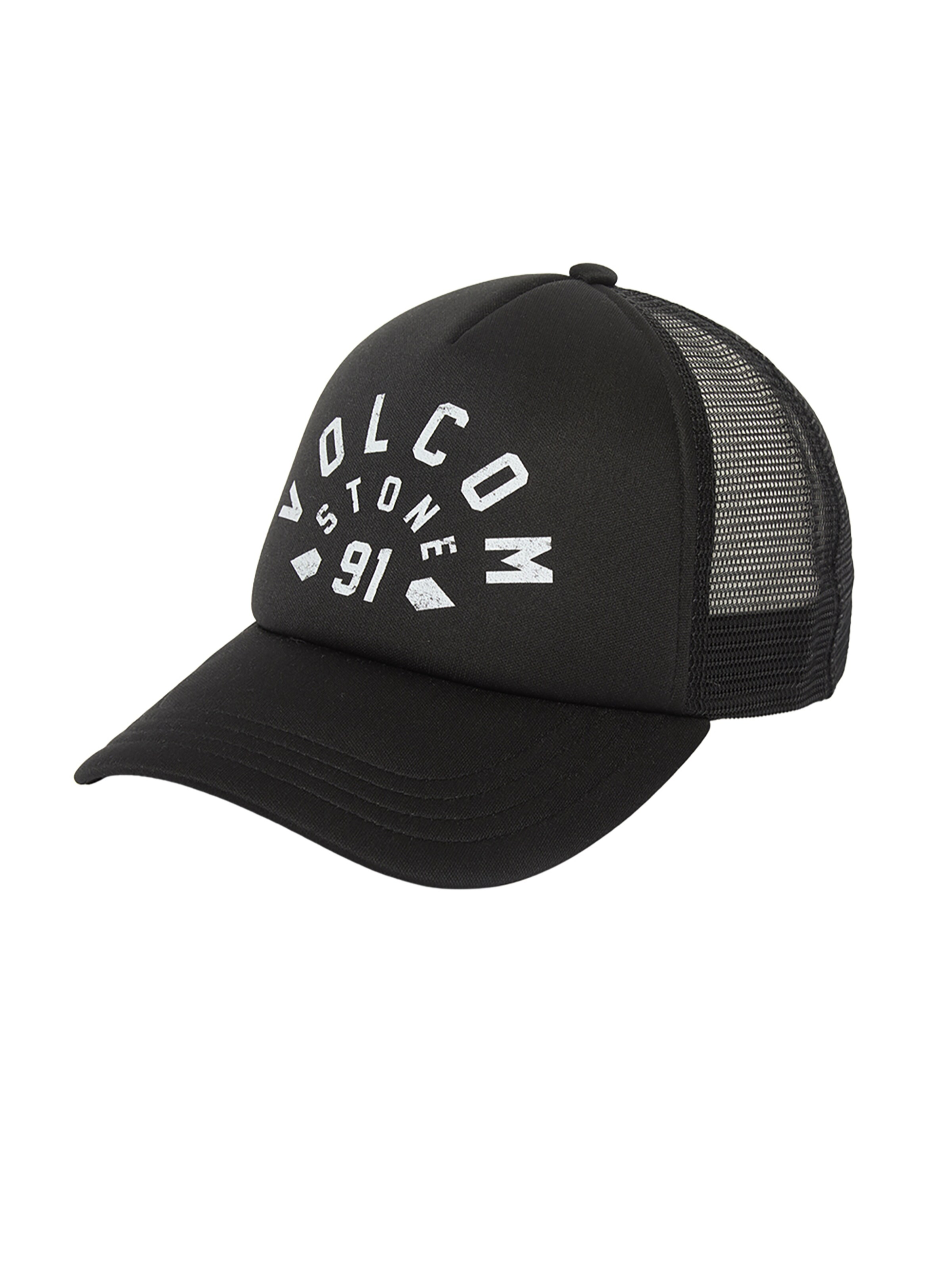 Volcom Cap 'PARADISE' in Schwarz: Vorderseite