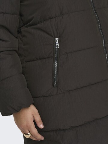 ONLY Carmakoma Winter Coat in Brown