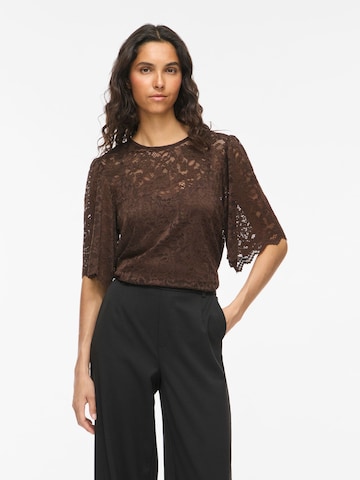 VILA Bluse 'VIStacia' in Braun: Vorderseite