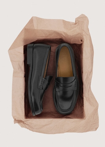 MANGO MAN Moccasins 'Mocasin' in Black