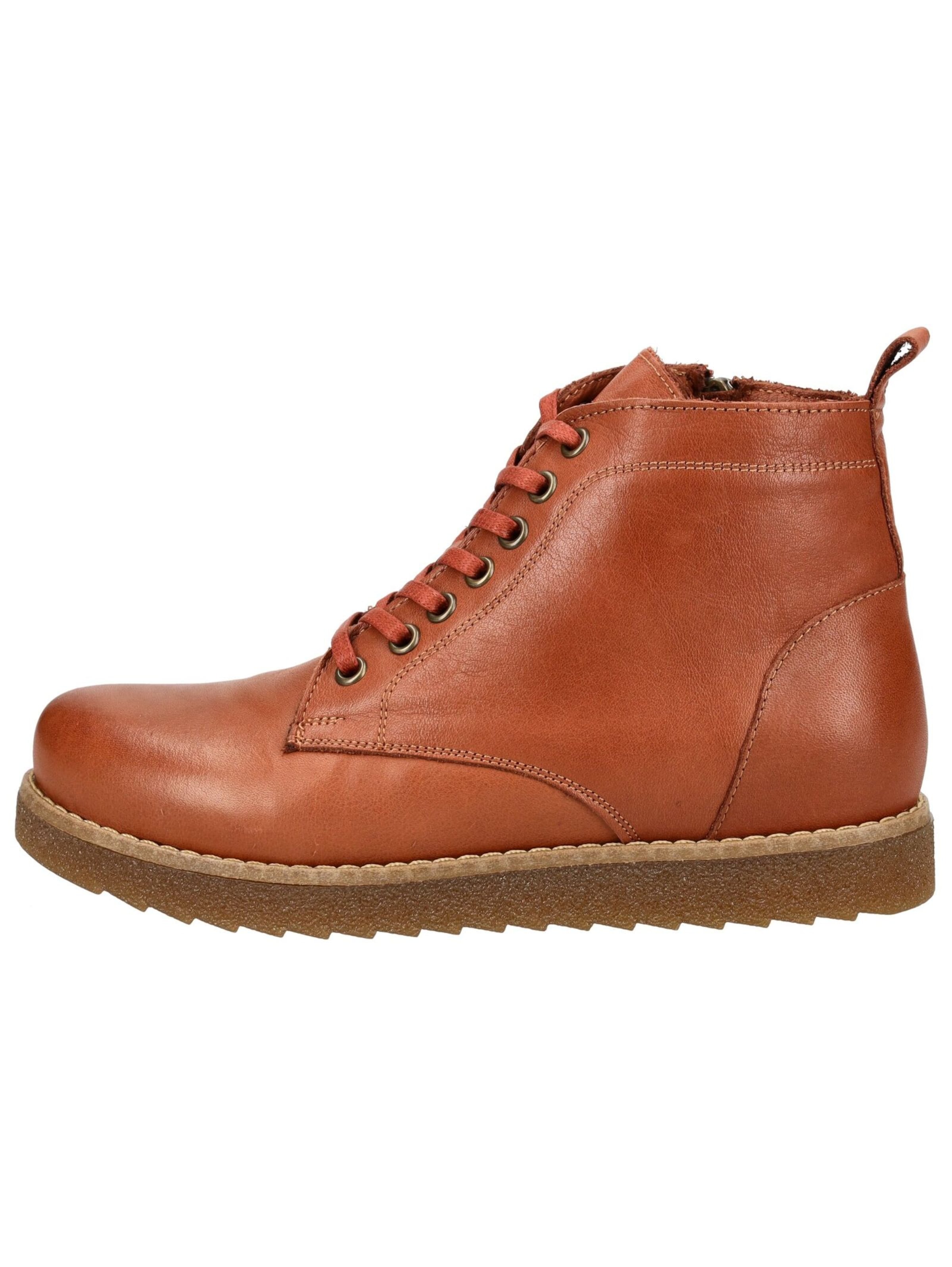 ANDREA CONTI Lace-up bootie in Brown