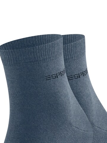 ESPRIT Socken 'Basic Uni 2-Pack'‌‌ in Blau