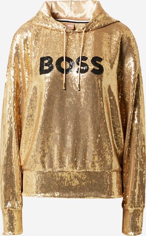 BOSS Black Sweatshirt 'Esoca' in Goud: voorkant