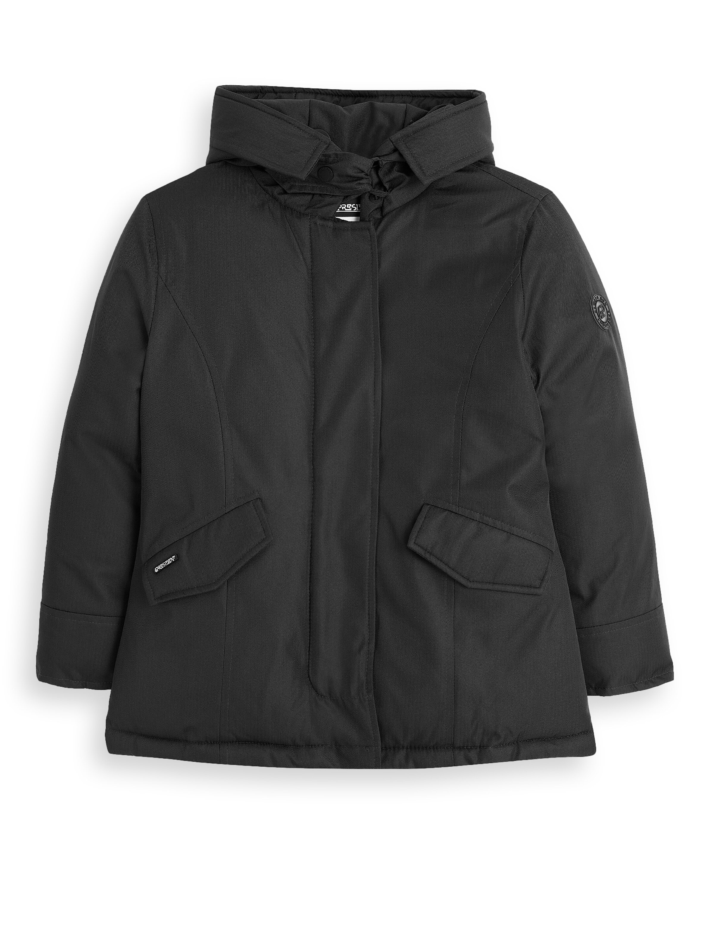 4PRESIDENT Winter Jacket 'Peggy' in Black: front