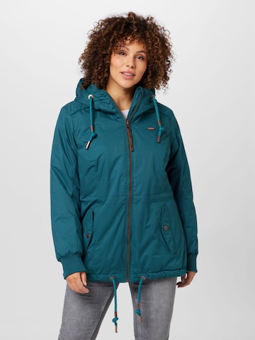 Ragwear Plus Performance Jacket 'DANKA PLUS' in Green: front