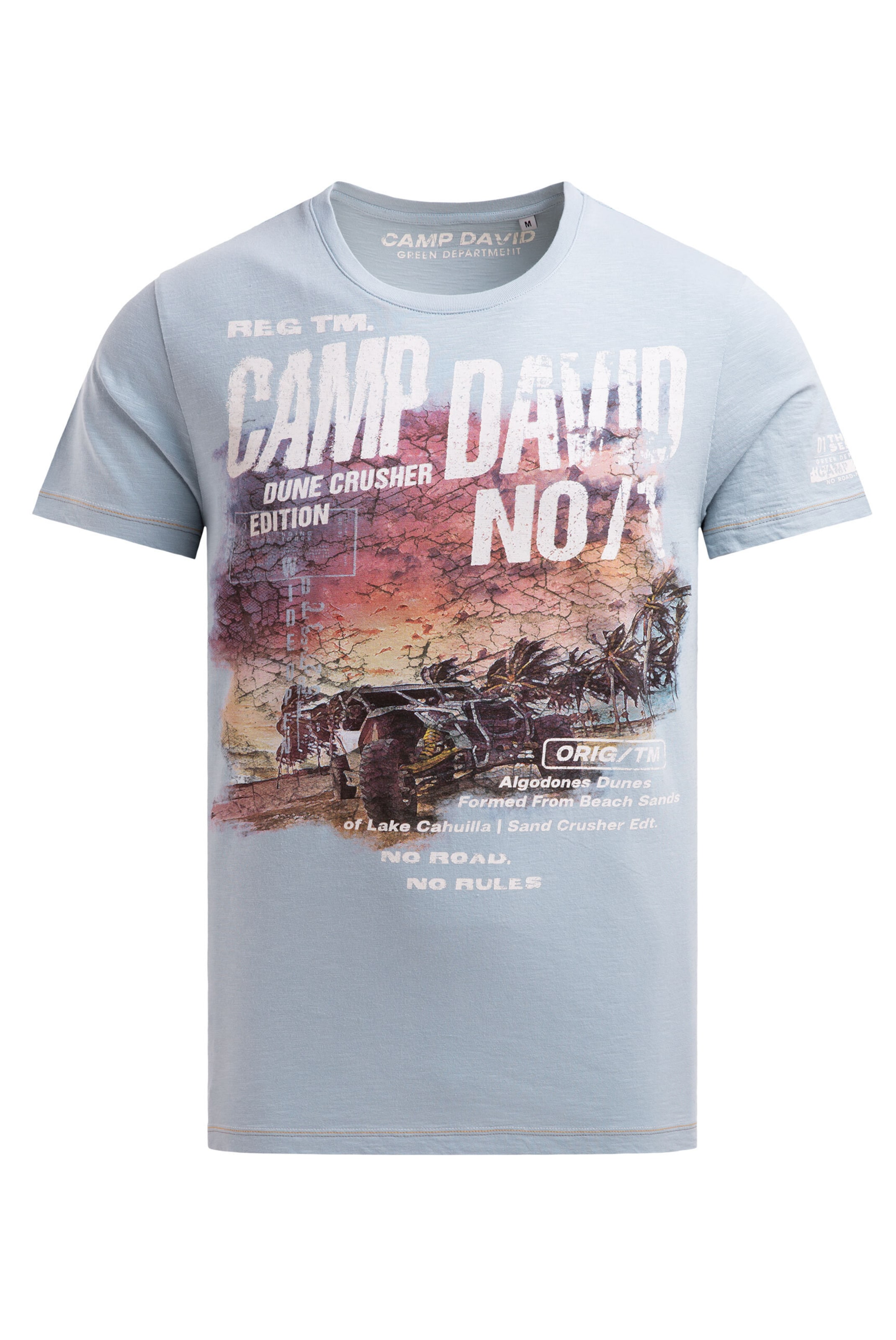 CAMP DAVID Футболка в Синий: спереди