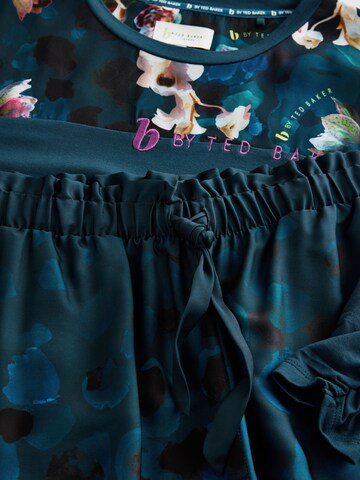 B by Ted Baker Пижама 'Teal Blue Floral' в Синий