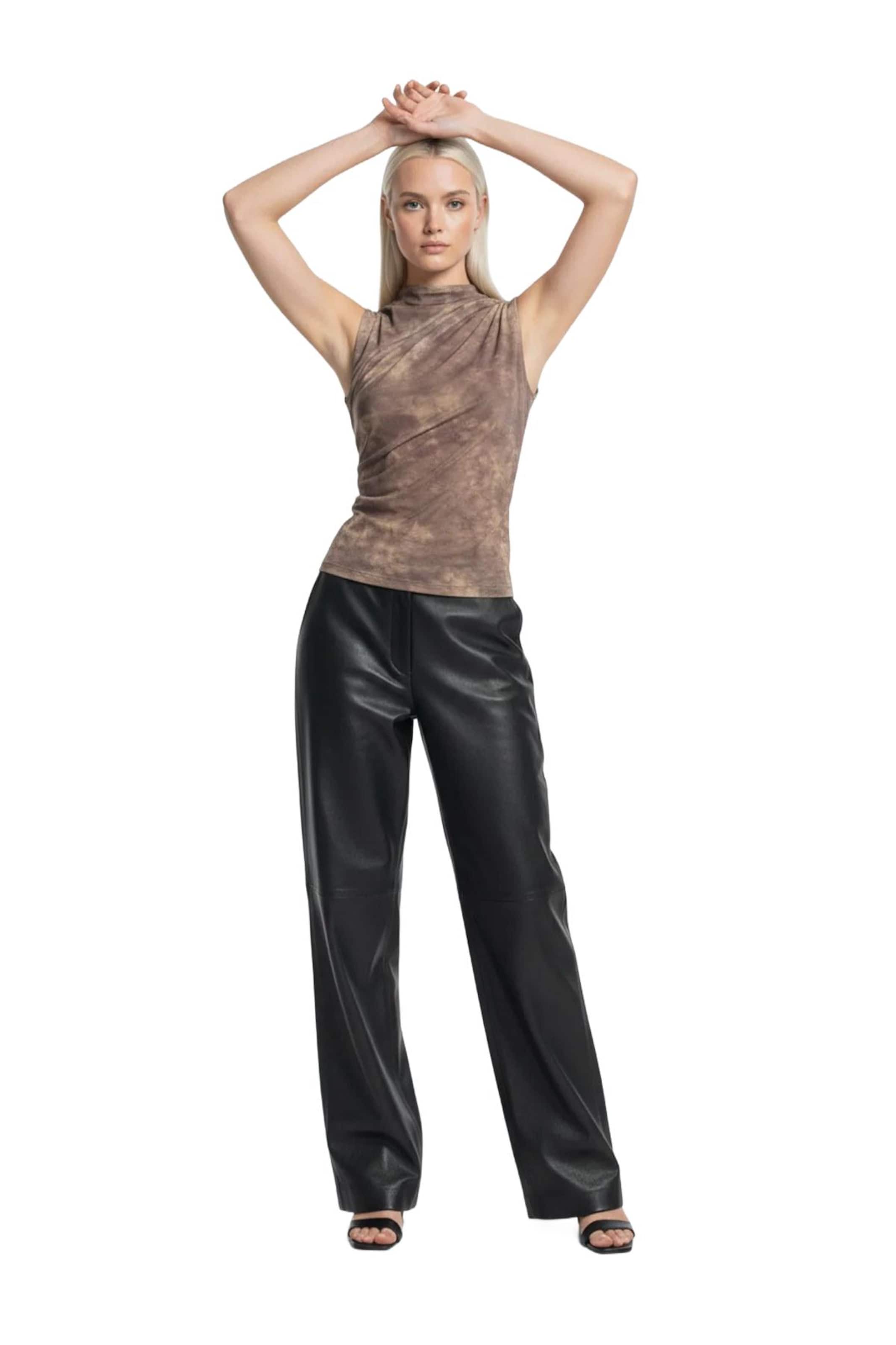 No Matter What Blouse in Brown