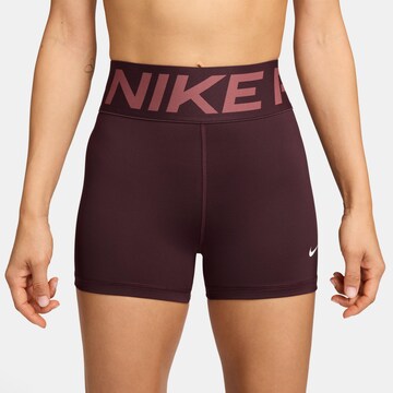 NIKE Skinny Sporthose in Weiß: Vorderseite
