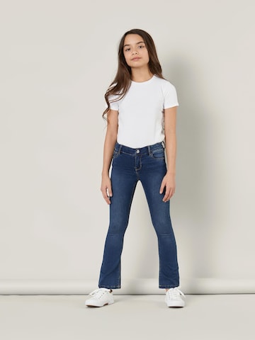 NAME IT Flared Jeans 'Polly' in Blauw