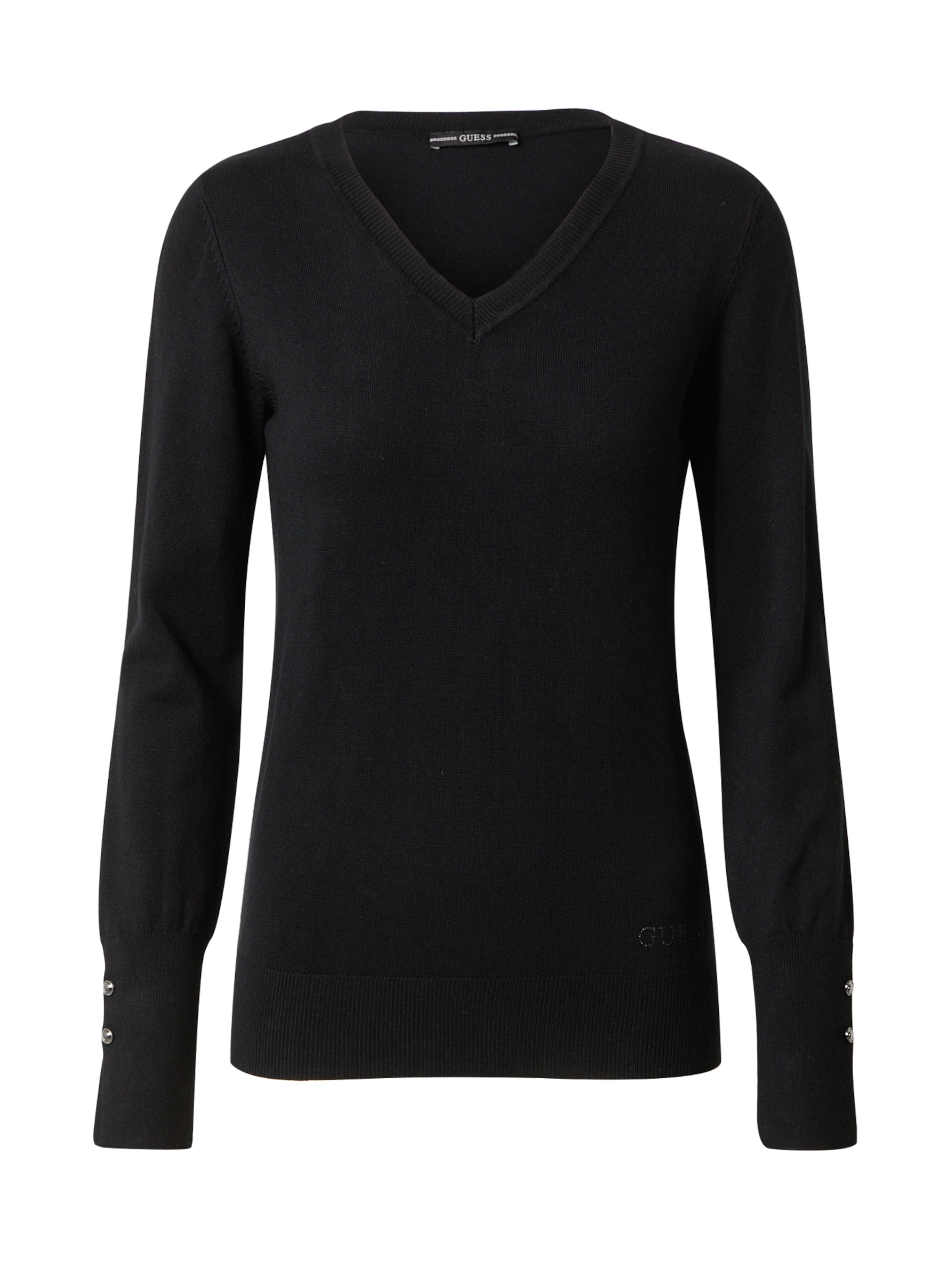 GUESS Pullover in Schwarz: Vorderseite