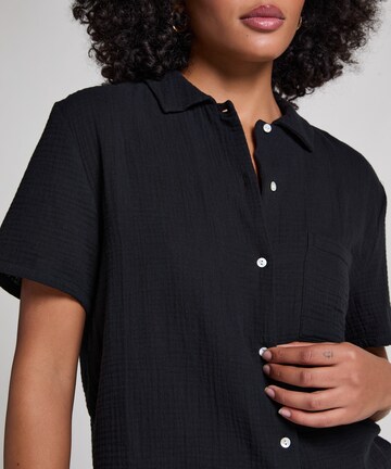 Hunkemöller Slaapshirt in Zwart