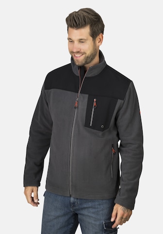 Veste en polaire 'Joel' Hero en gris : devant