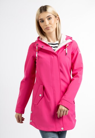 Schmuddelwedda Raincoat 'Alzette' in Pink: front