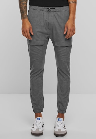 2Y Studios Tapered Cargo trousers in Grey: front