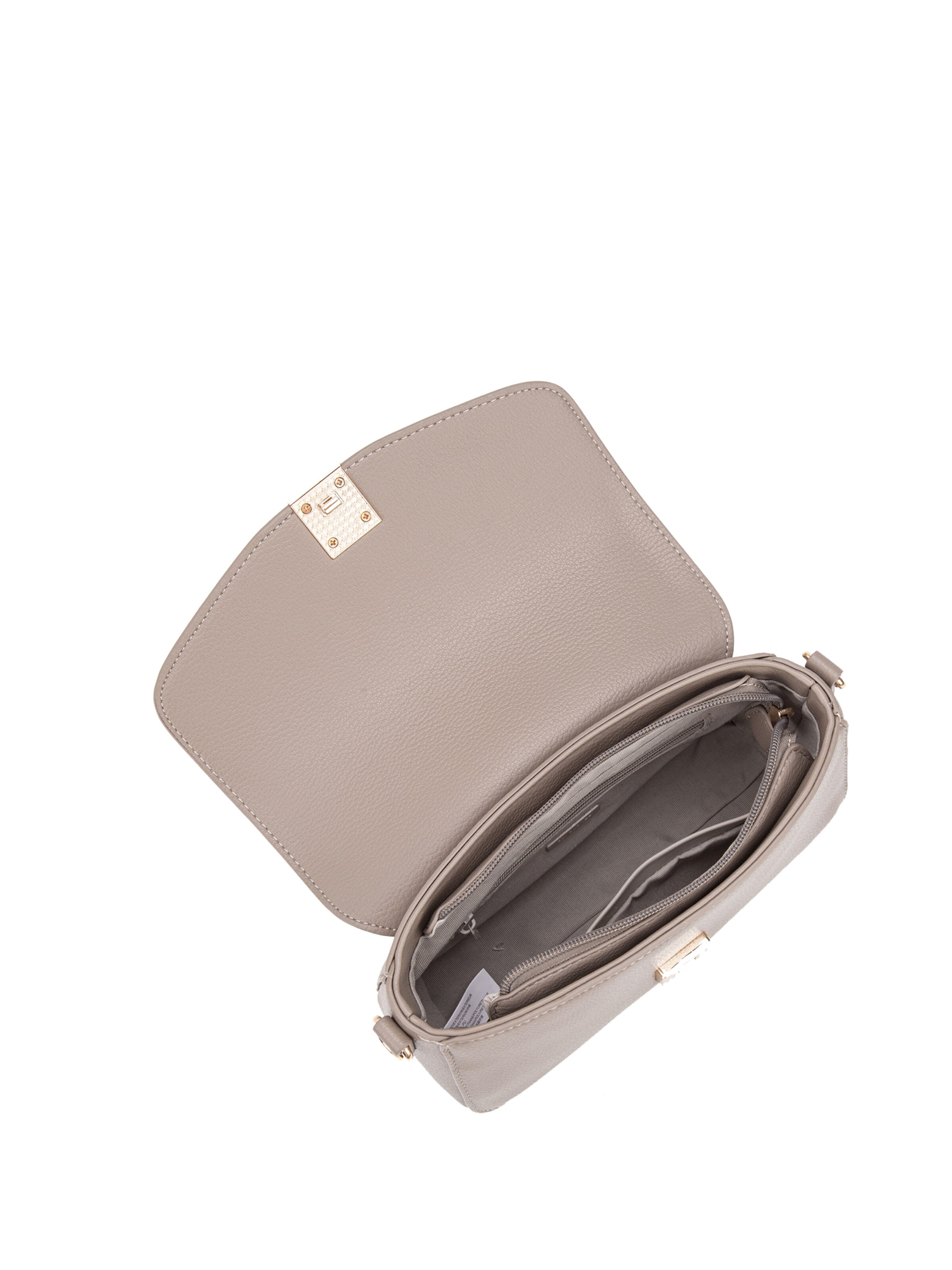 Borsa a spalla 'Borsa a spalla Celestia Elite pelle vegana PU - Chiusura zip' di David Jones in grigio