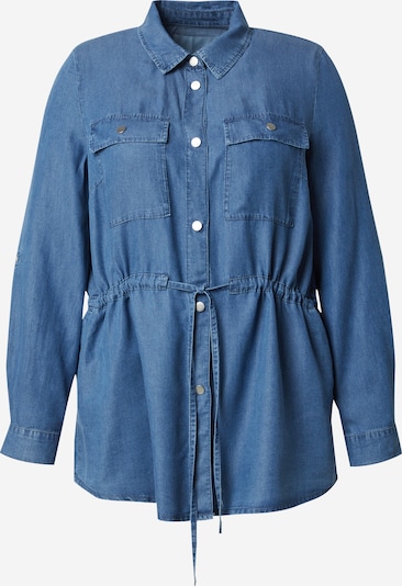 ONLY Carmakoma Prijelazna jakna 'CARCHARIS' u plavi traper, Pregled proizvoda