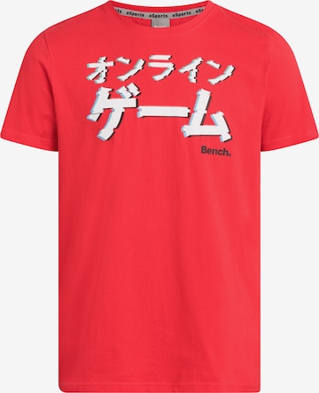 BENCH Shirt 'Heal' in Red: front